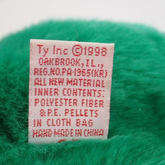 TY Beanie Buddy ERIN The Bear Large and Small Green Irish Ireland Shamrock - Picture 7 of 10